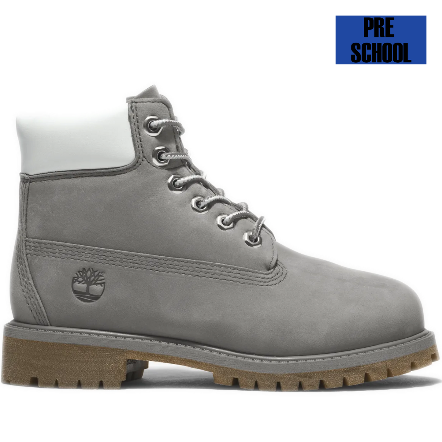 Pre School Timberland Premium 6-Inch Boot - Grey Side