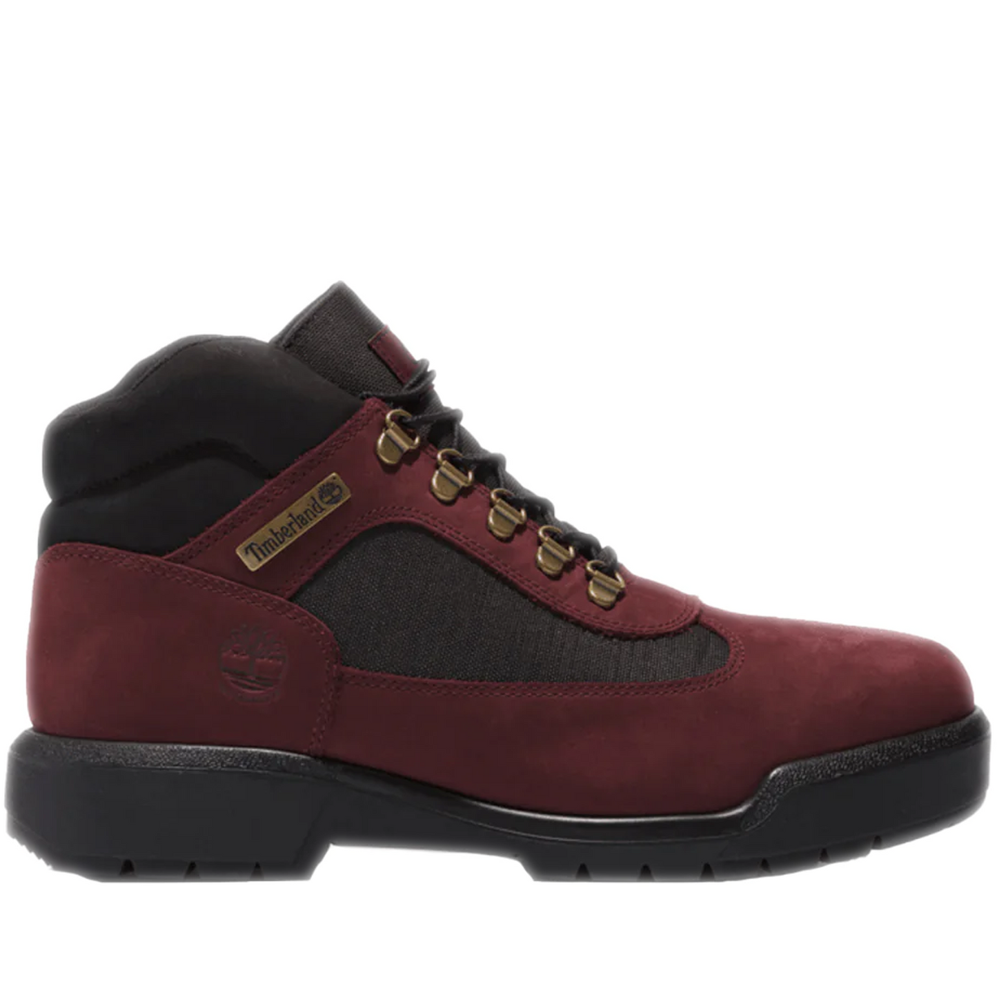 Timberland Waterproof Field Boot Burgundy Side