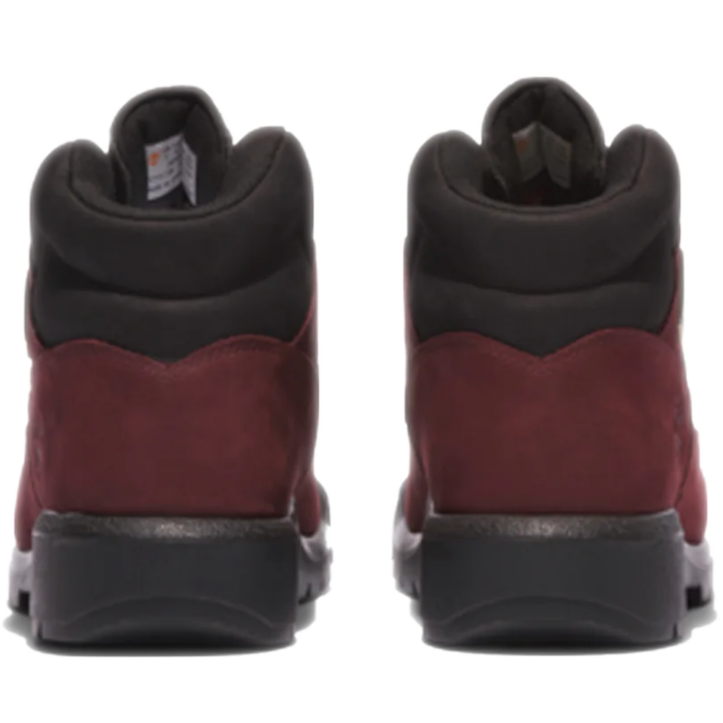 Timberland Waterproof Field Boot Burgundy Heel View