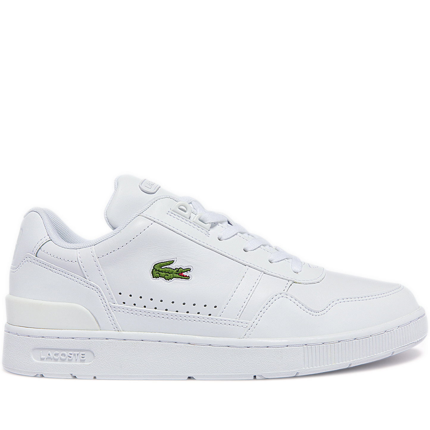 Men's Lacoste T-Clip Leather And synthetic Trainers - White