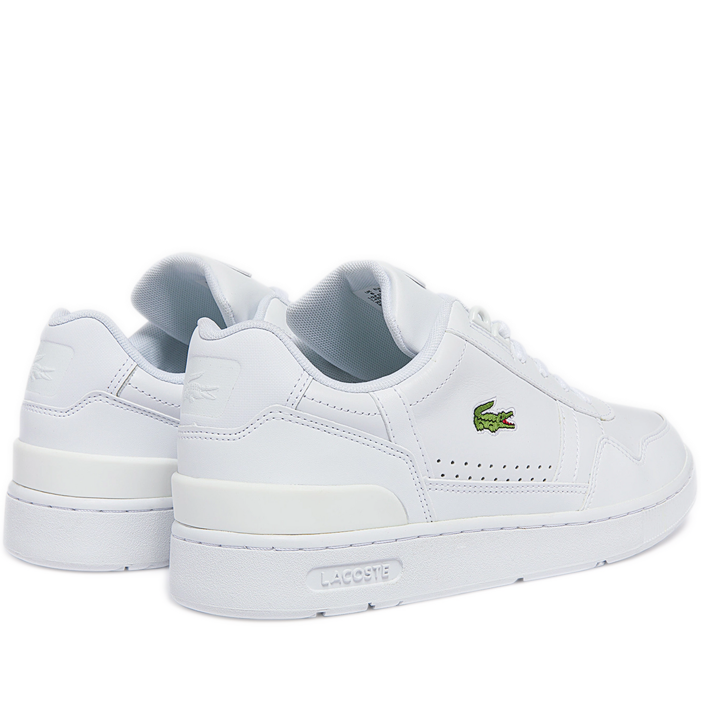 Men's Lacoste T-Clip Leather And synthetic Trainers - White