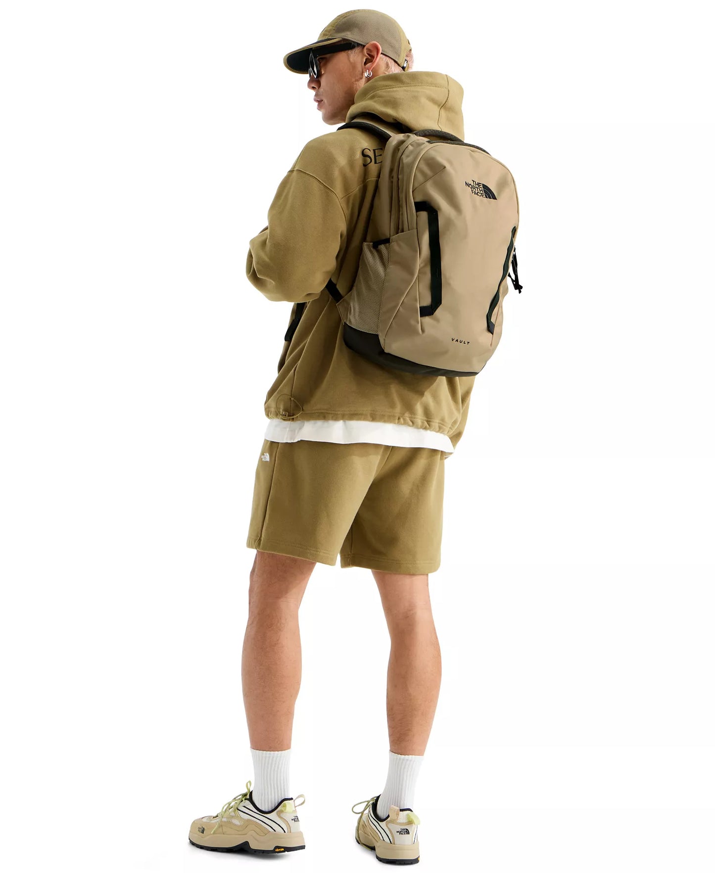 The North Face Vault Backpack - Khaki Stone/New Taupe Green/Bottle Green