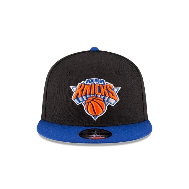 New Era New York Knicks 9FIFTY Snapback Hat - Two Tone Black/Blue