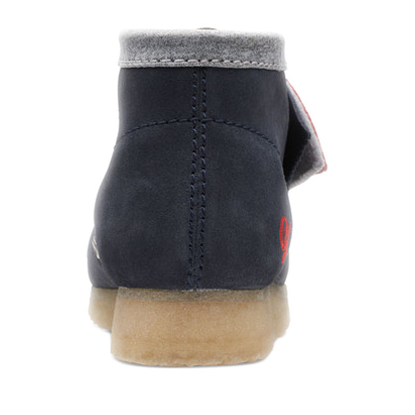 Men's Clarks Wallabee VCY - Navy/ Grey