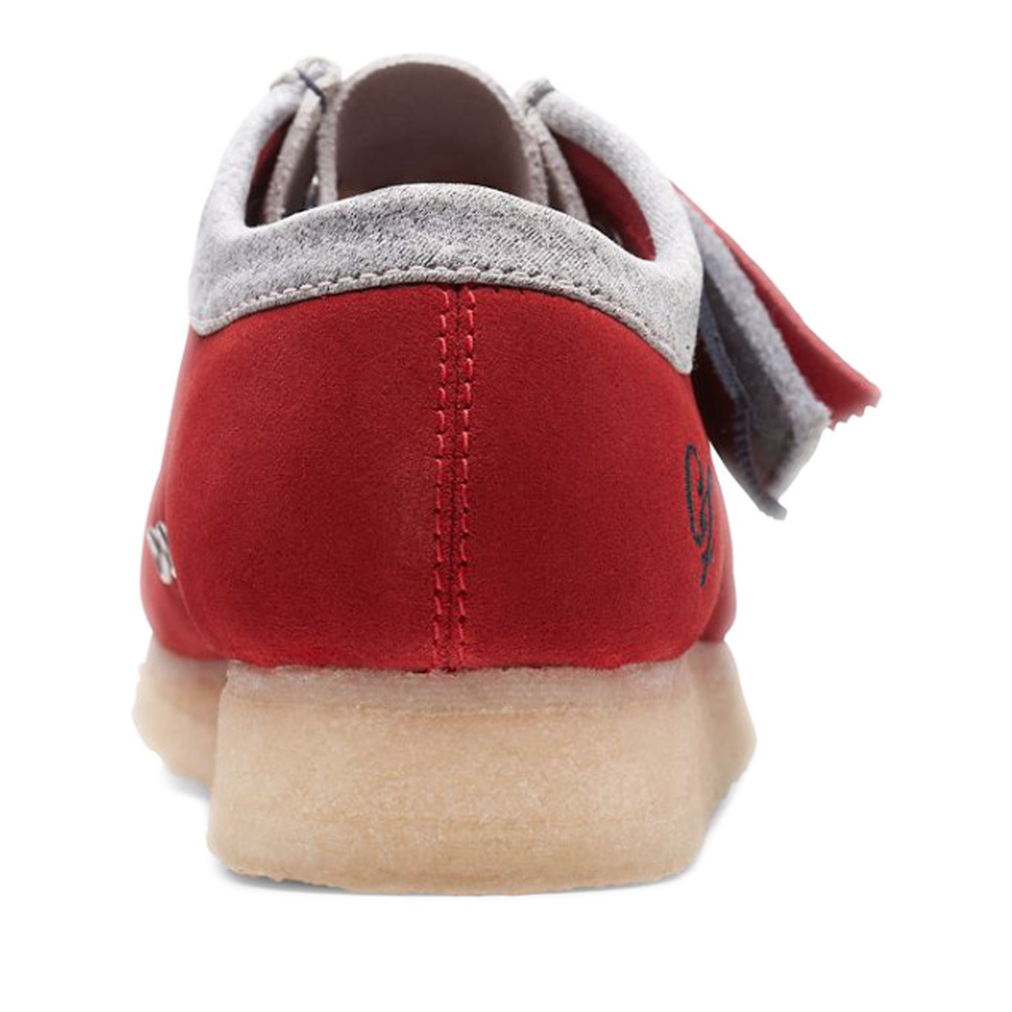 Men's Clarks Wallabee VCY - Red Combi Suede