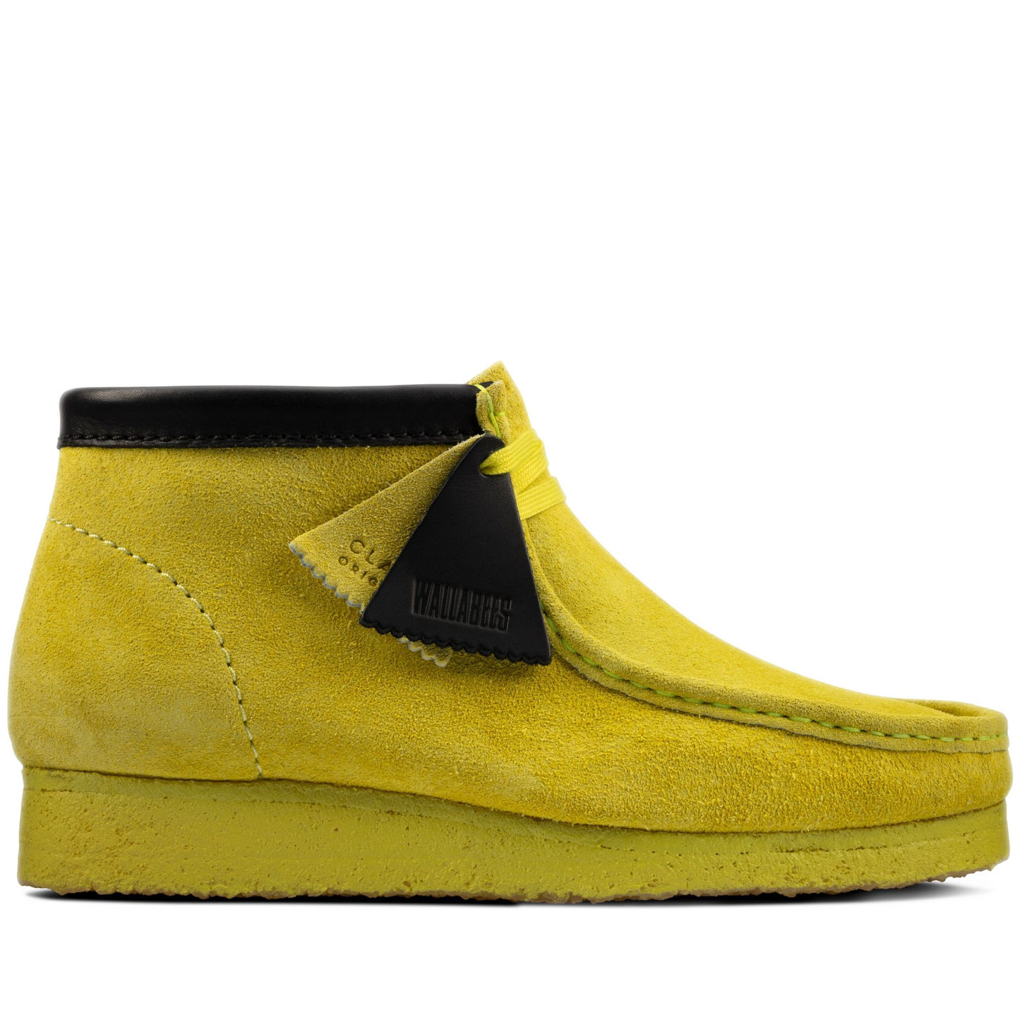 Men's Clarks Wallabee 2 CLR - Lime Hairy Suede