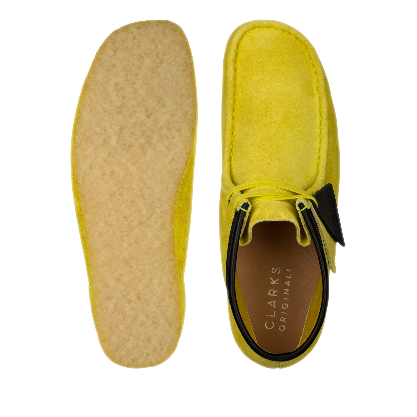 Men's Clarks Wallabee 2 CLR - Lime Hairy Suede