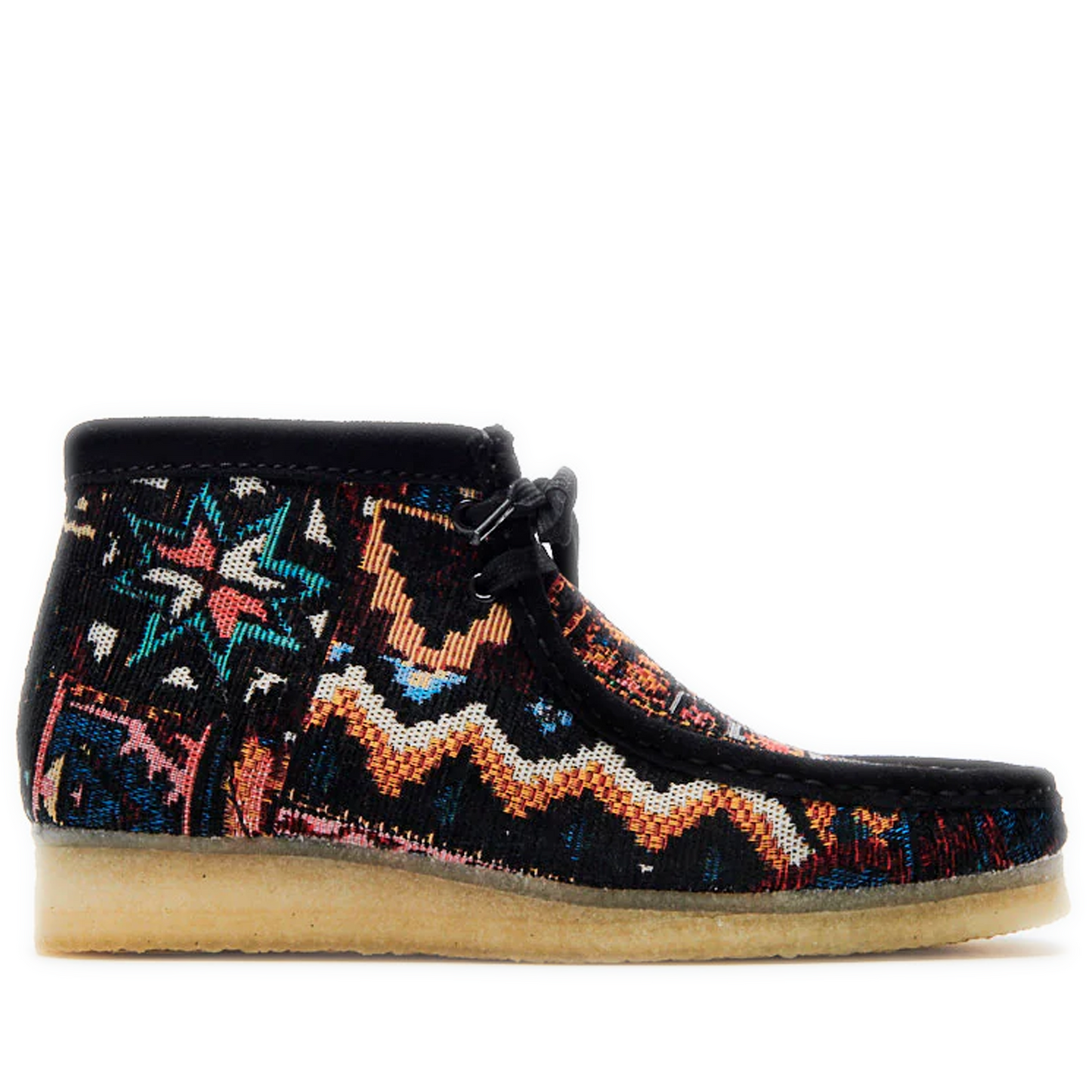 Men's Clarks Wallabee Boot - Black Combi