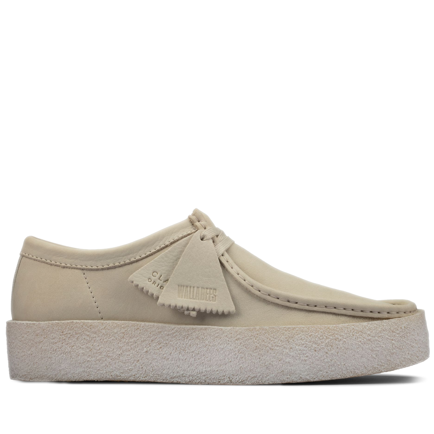 Men's Clarks Wallabee Cup - White Nubuck