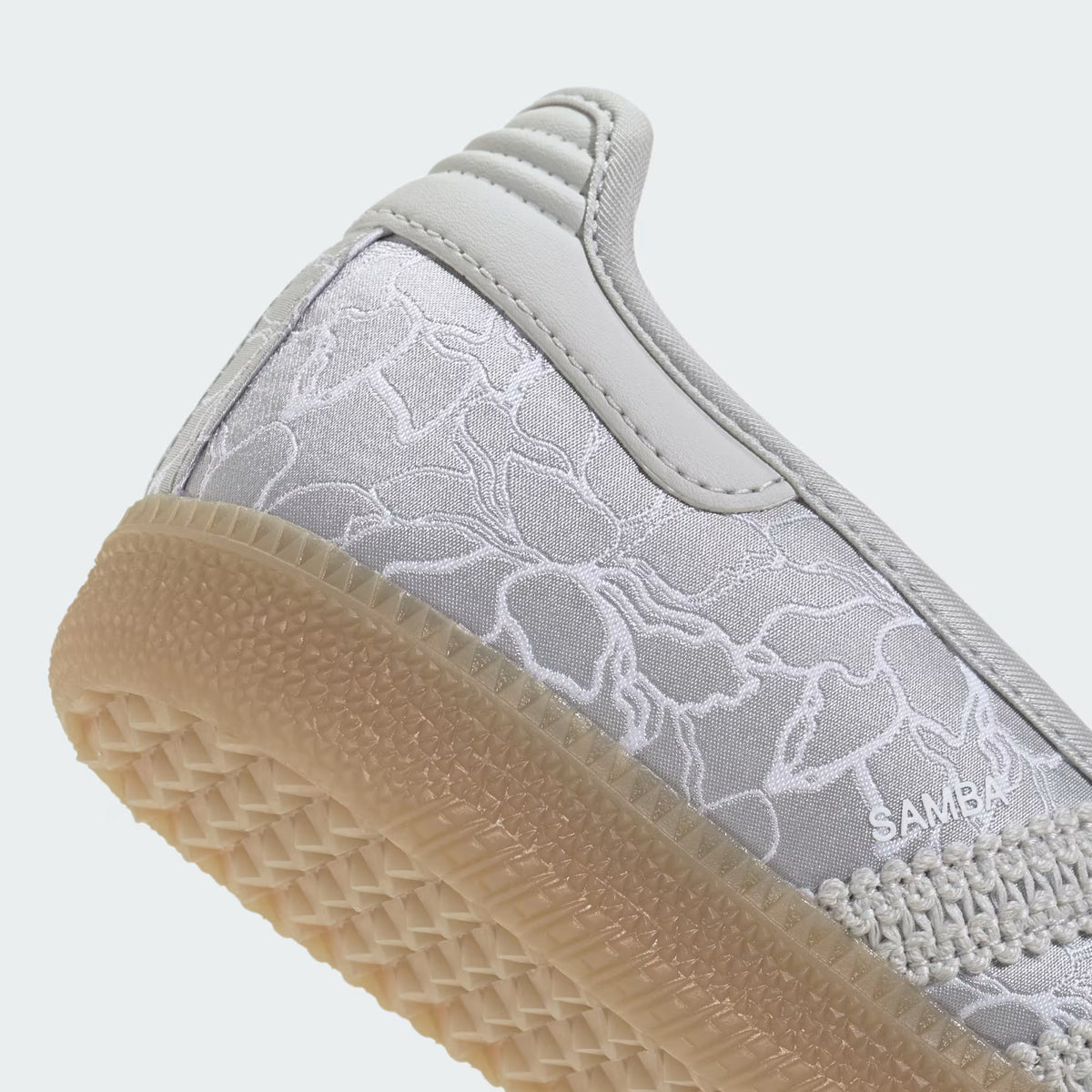 Women's Adidas Samba Jane - Silver Metallic / Grey One
