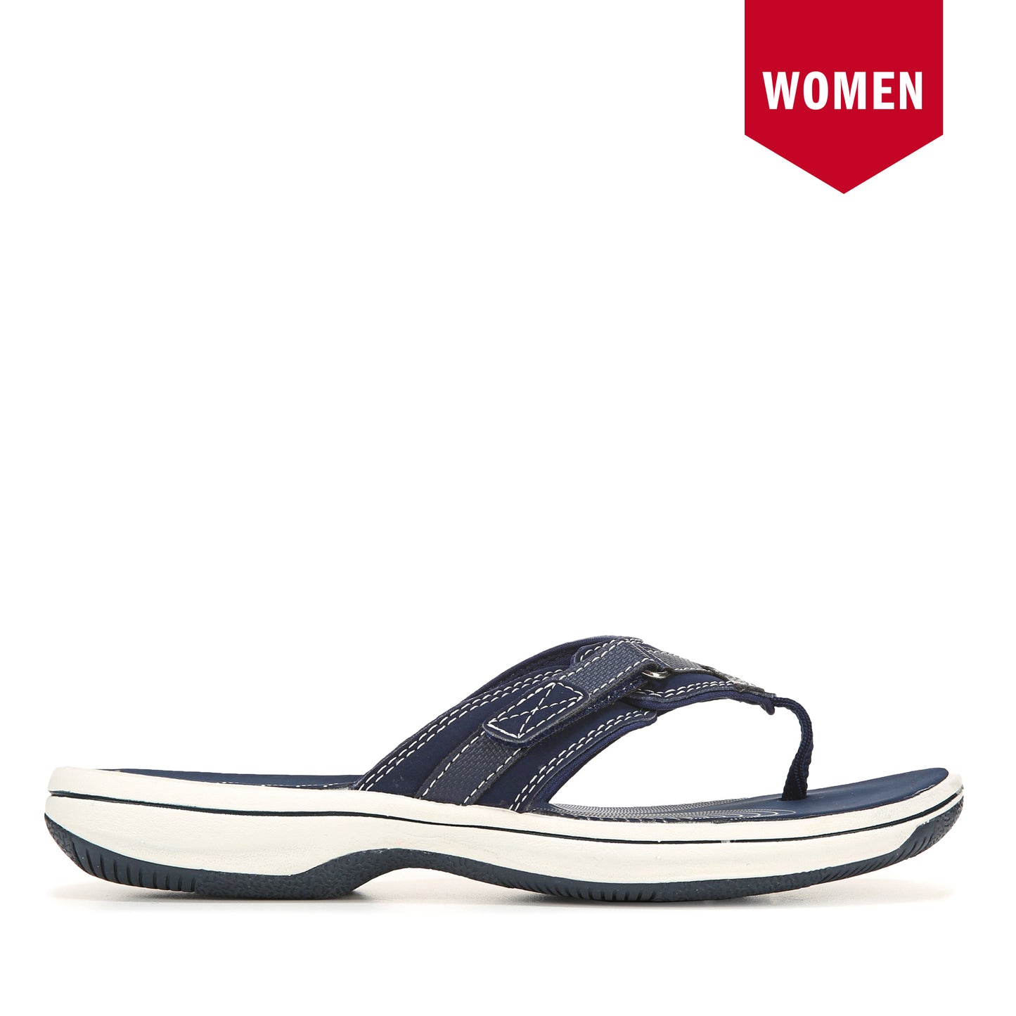Women's Clarks Breeze Sea Sandals - Navy