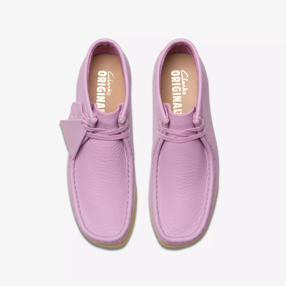 Women's Clarks Wallabee Boot - Mauve Leather