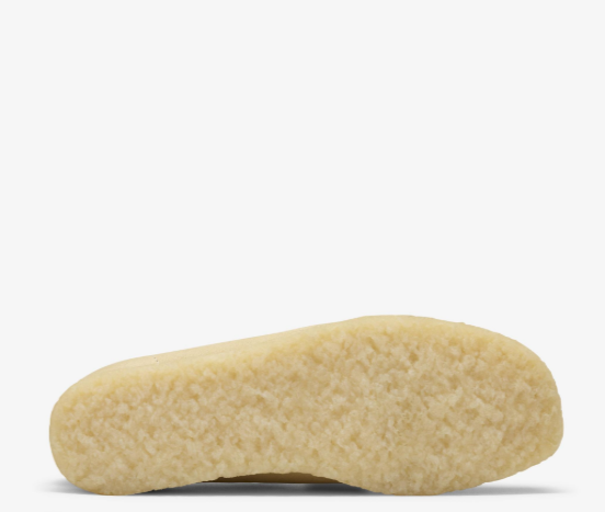 Women's Clarks Wallabee - Pale Yellow Leather