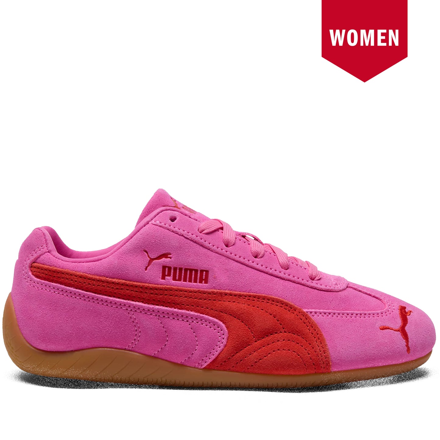 Women's Puma Speedcat OG - Pink Pixel/Glowing Red