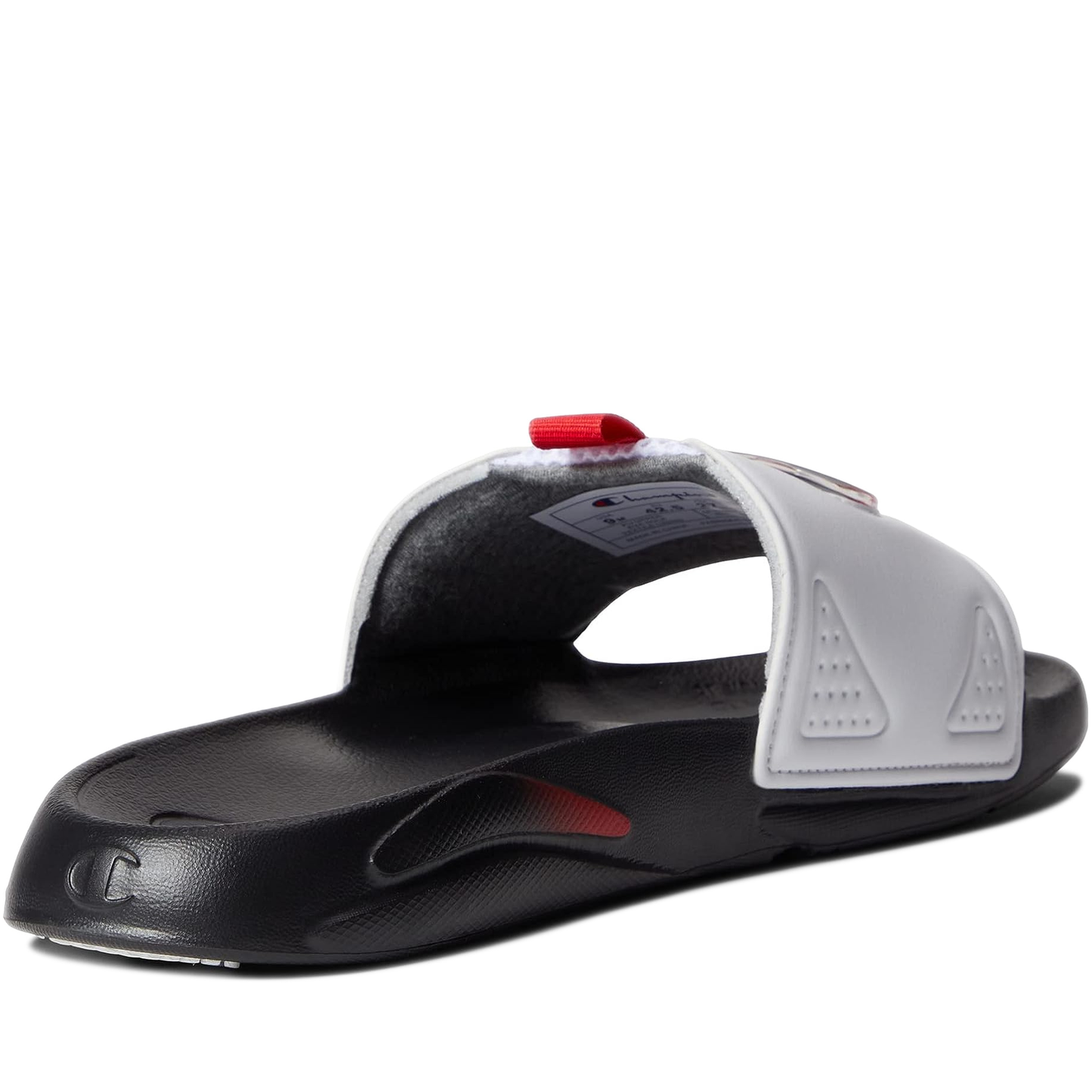 Men's Champion XG Tech Slides - Black/ White/ Scarlet
