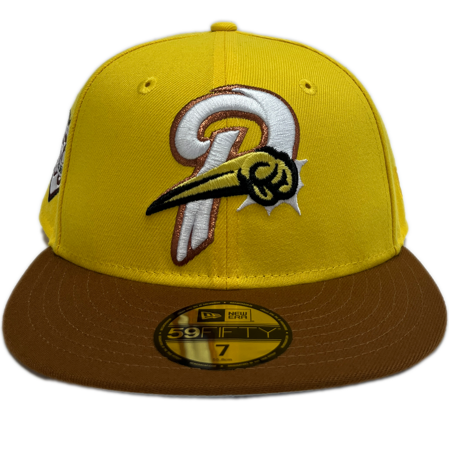 New Era Reading Fightin Phils 59Fifty Fitted Hat - Yellow/ Khaki