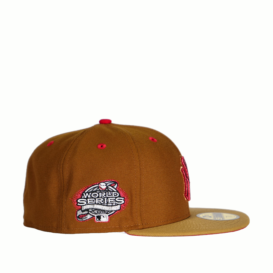 New Era New York Yankees 59FIFTY Hat - Peanut / Wheat