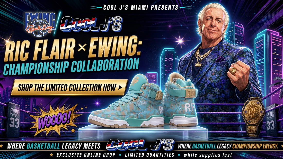 WOOOOO! The Ewing 33 HI x Ric Flair "Nature Boy" Drop Is Here