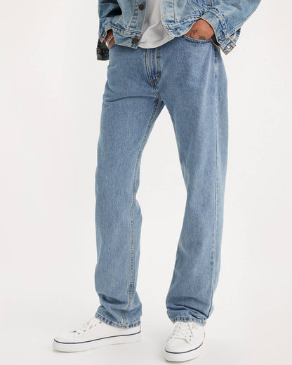 Men's Levi's 505 Regular Fit Jeans - Light Stonewash