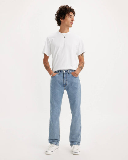 Men's Levi's 505 Regular Fit Jeans - Light Stonewash