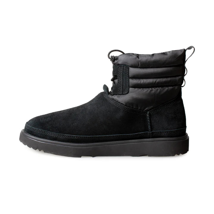 Men's Ugg Classic Mini Lace-Up Weather Boot - Black