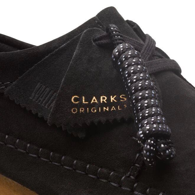Men's Clarks Weaver Moccasins - Black Suede