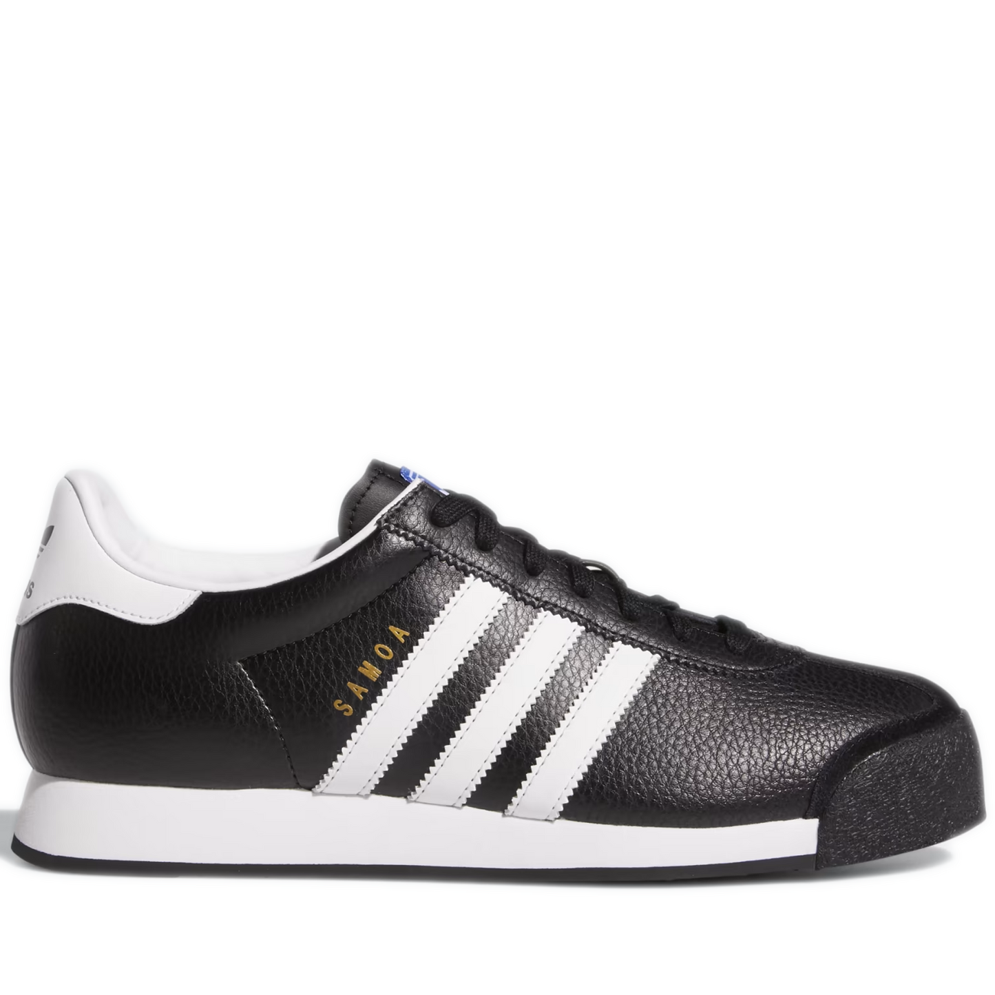 Men's Adidas Samoa Shoes - Core Black / Cloud White / Gold Metallic