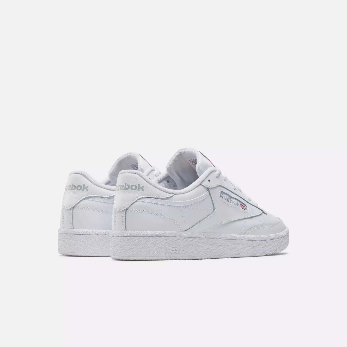 Men's Reebok Club C 85 Shoes - INT-WHITE/SHEER GREY