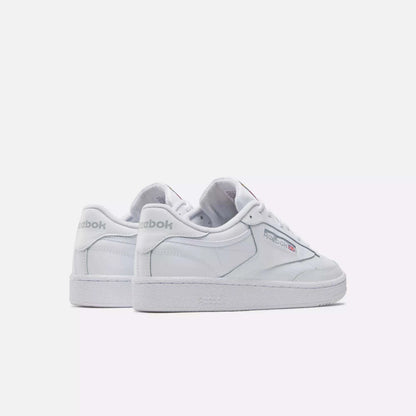 Men's Reebok Club C 85 Shoes - INT-WHITE/SHEER GREY