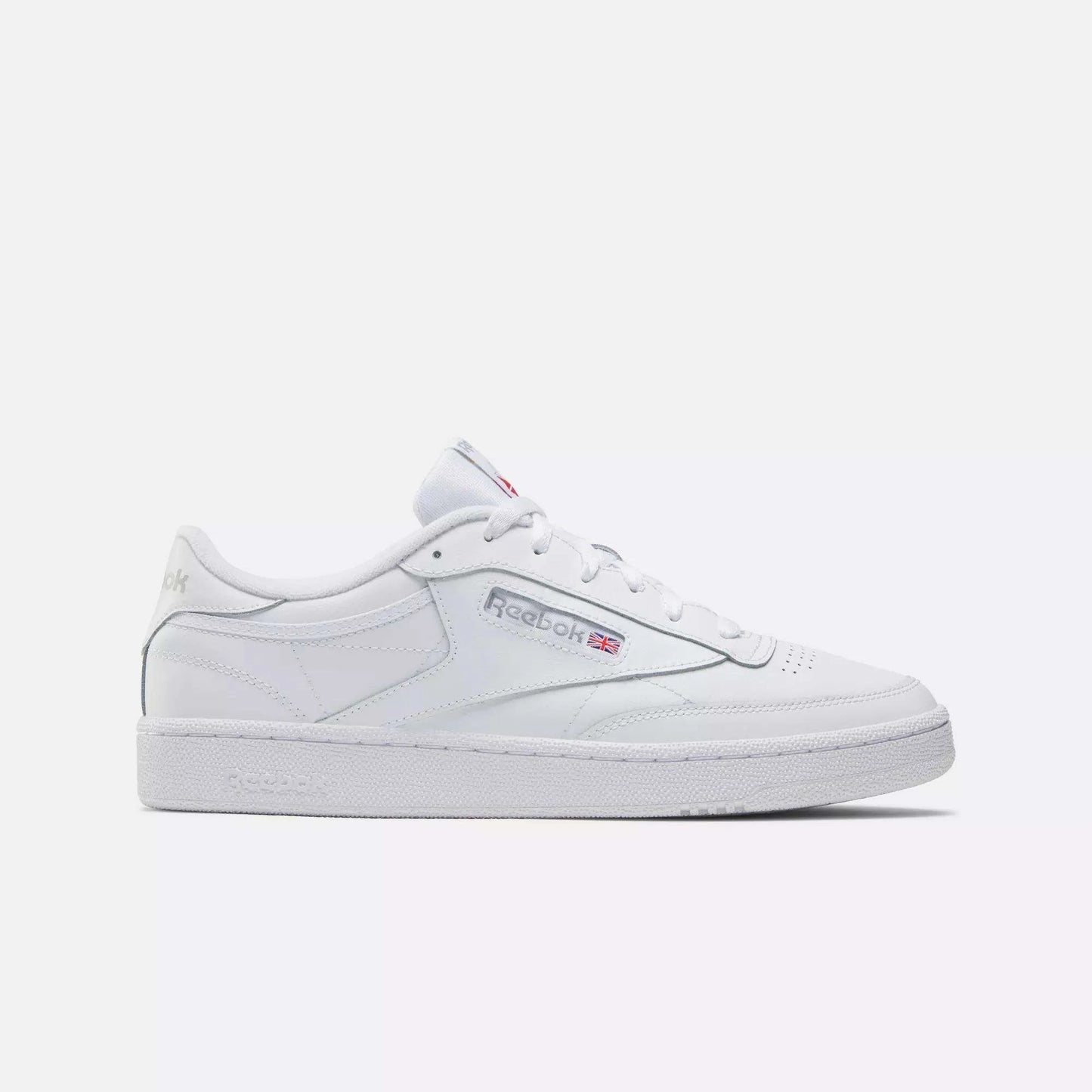Men's Reebok Club C 85 Shoes - INT-WHITE/SHEER GREY
