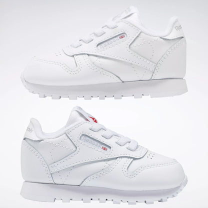 Infants Reebok Classic Leather Shoes - Ftwr White