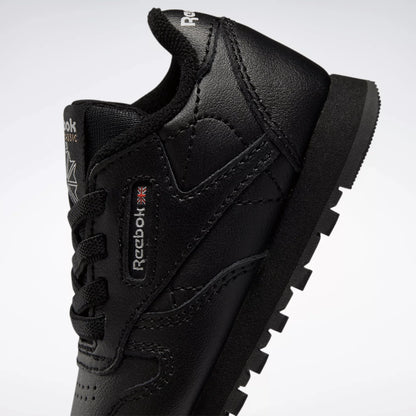 Infants Reebok Classic Leather Shoes - Core Black