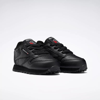 Infants Reebok Classic Leather Shoes - Core Black