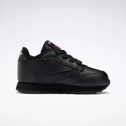 Infants Reebok Classic Leather Shoes - Core Black