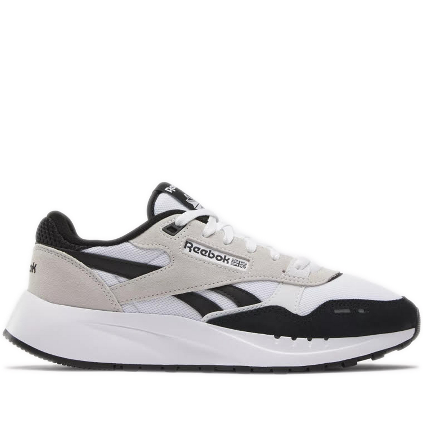 Men's Reebok Classic Leather 2400 Shoes - White / Black / White