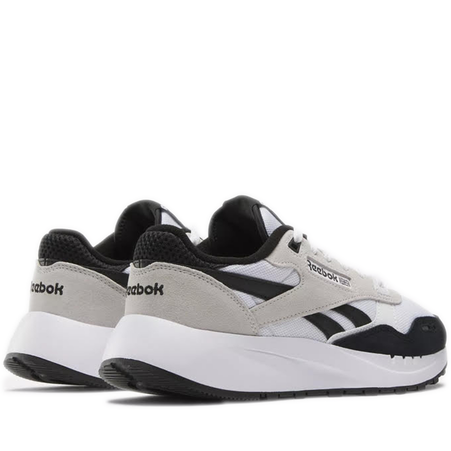 Men's Reebok Classic Leather 2400 Shoes - White / Black / White