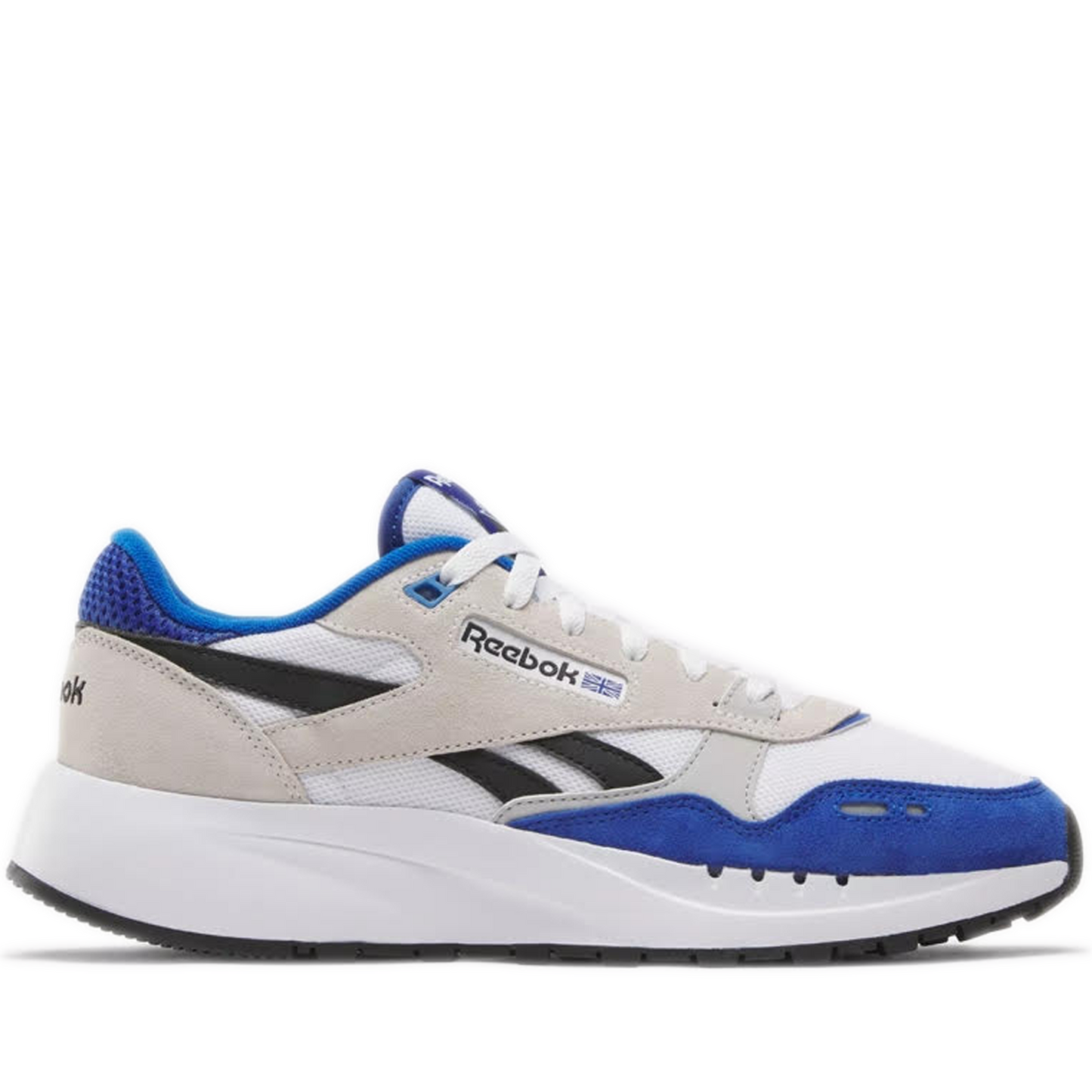 Men's Reebok Classic Leather 2400 Shoes - White / Boundless Blue / Black