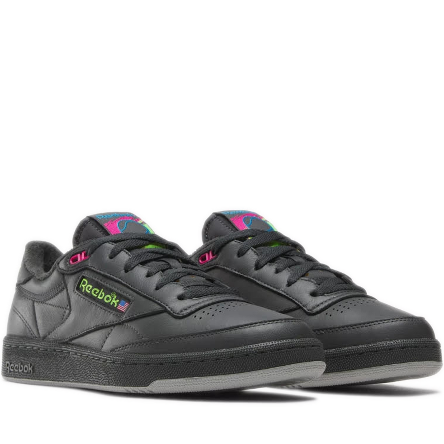 Men's Reebok Club C 85 Vintage Shoes - Black/ Grey