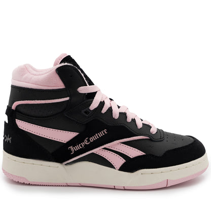 Women's Reebok BB 4000 Mid II Shoes - Black/Pink/Black