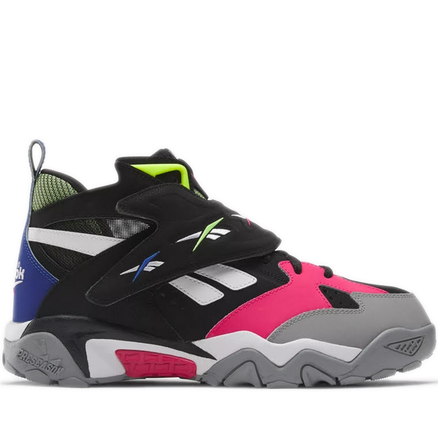 Men's Reebok Preseason 94 Shoes - Black / Bold Pink / White