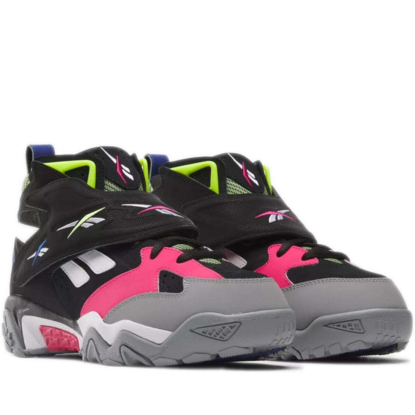 Men's Reebok Preseason 94 Shoes - Black / Bold Pink / White