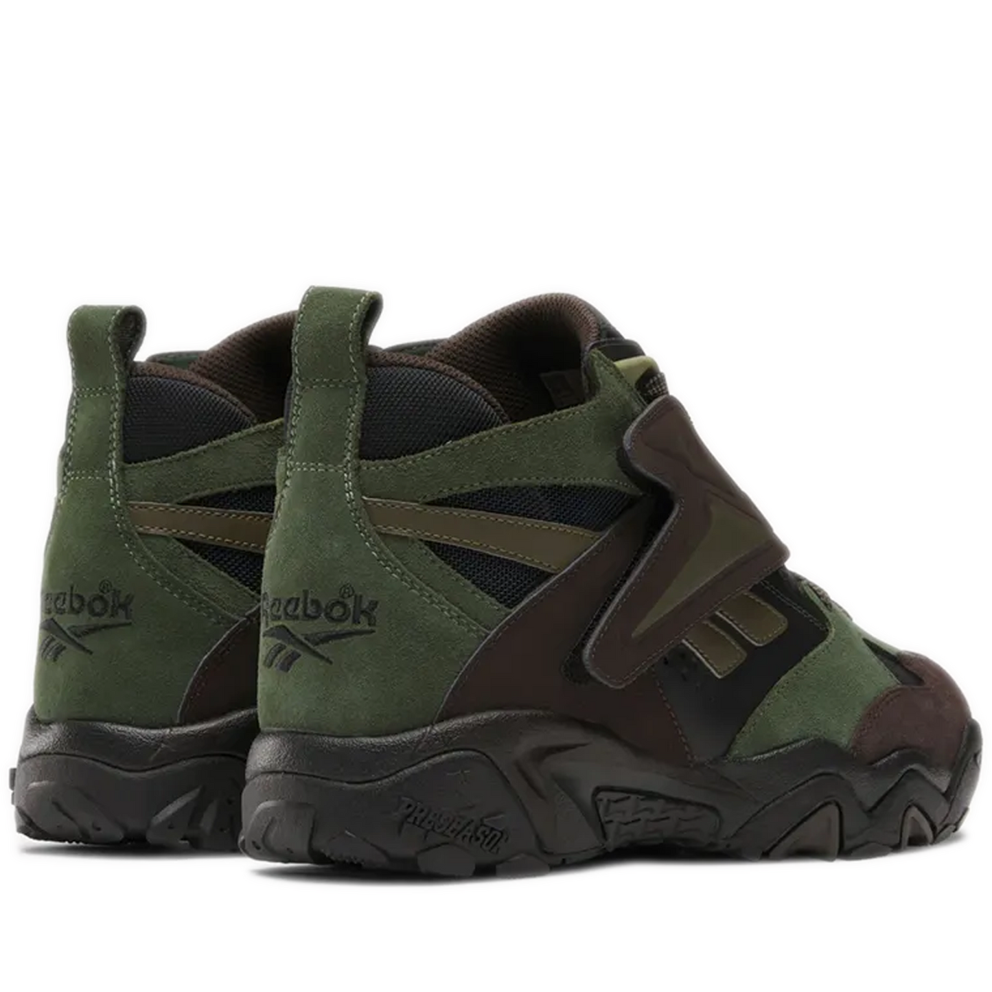 Reebok Preseason 94 Shoes - Night Black/ Dark Matter/ Earthy Green Back Side