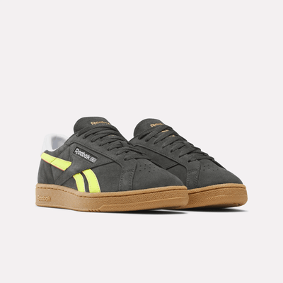 Men's Reebok Club C Grounds UK - Black/Electric Yellow