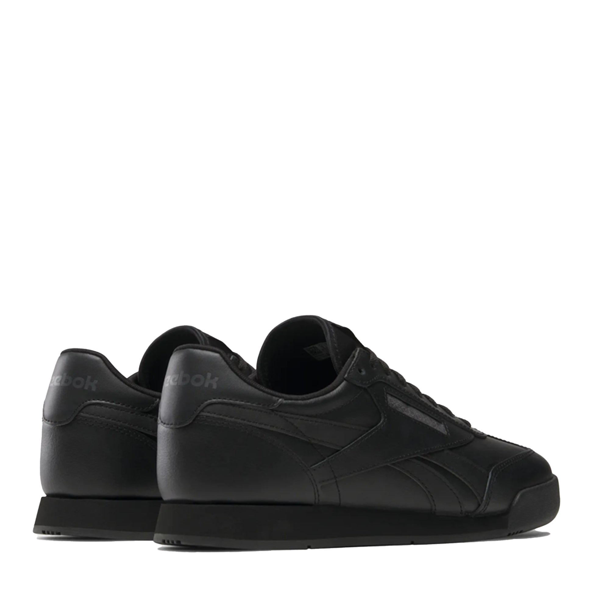 Men's Reebok Campio XT - Black/White/Black - Heel Side