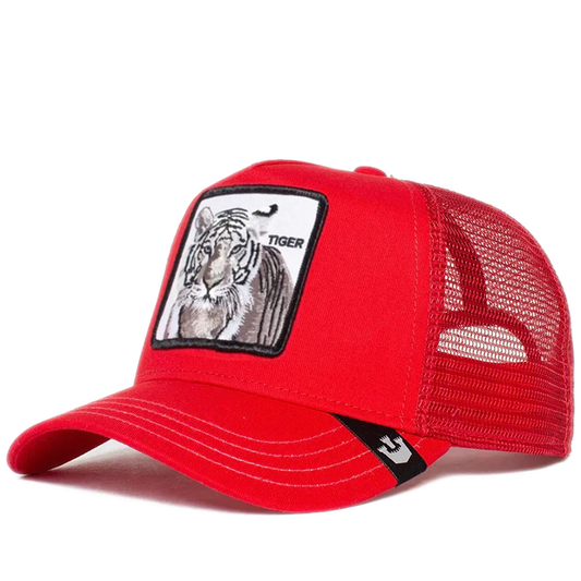 Goorin Bros. Trucker Hat | The Farm | The White Tiger - Red