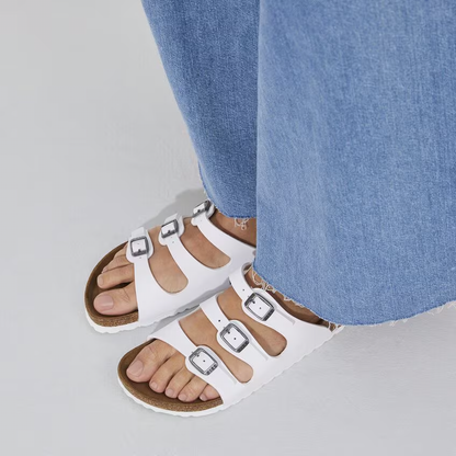 Birkenstock Florida Birko-Flor Sandals - White