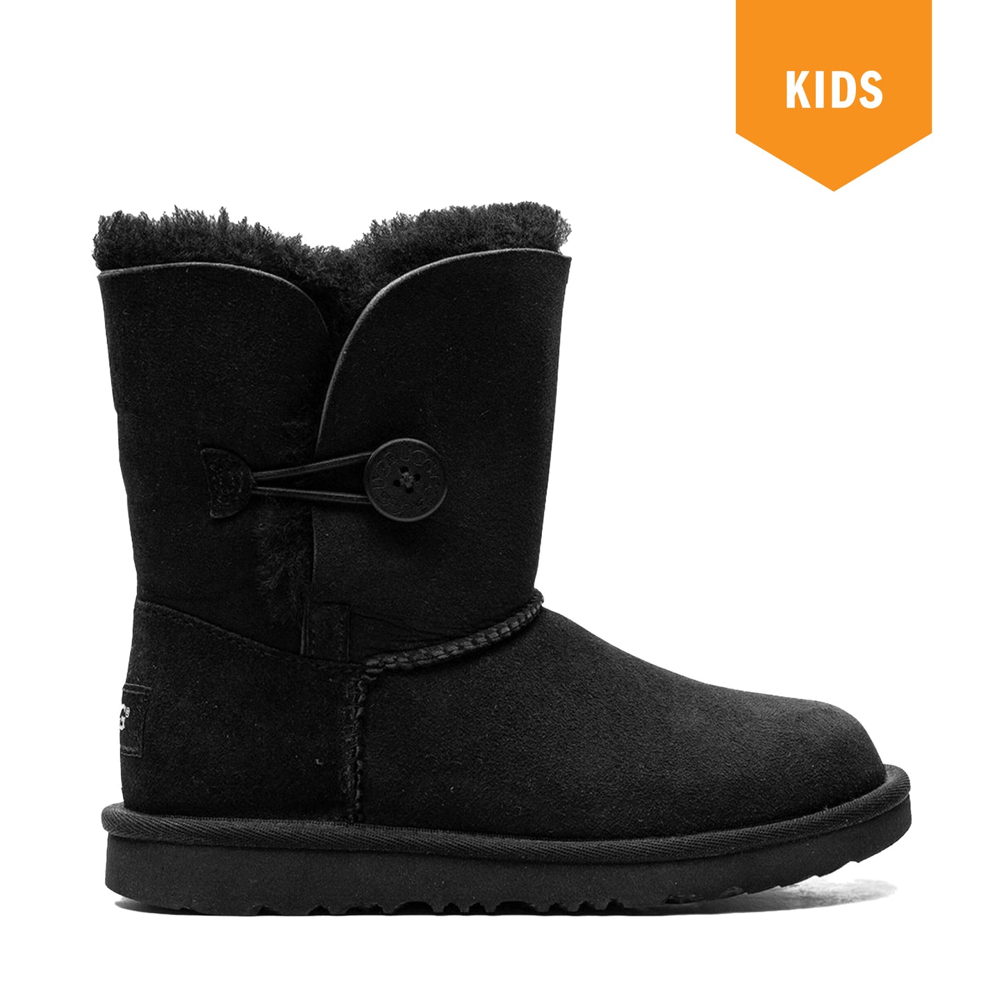 Kids Ugg Bailey Button II Boot - Black