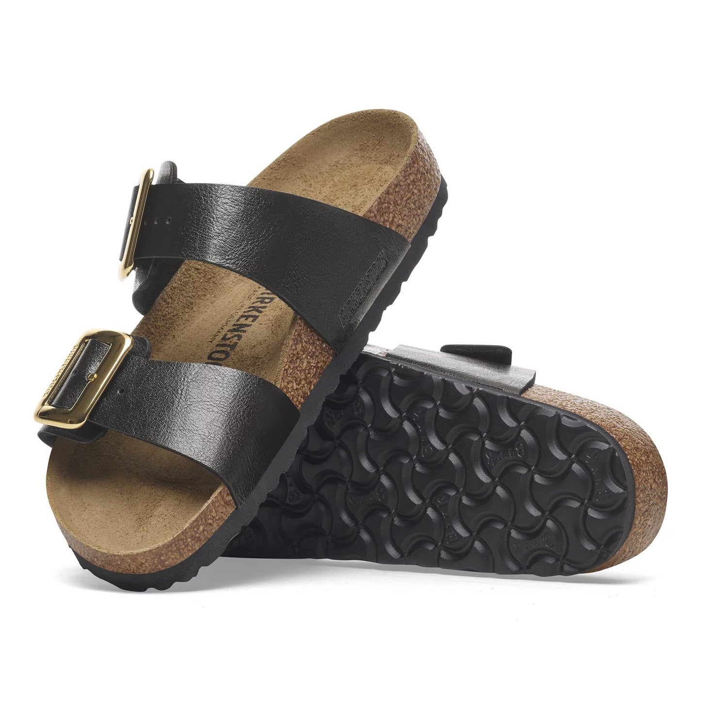Birkenstock Sydney Luxe Buckle Birko Flor - Graceful Licorice