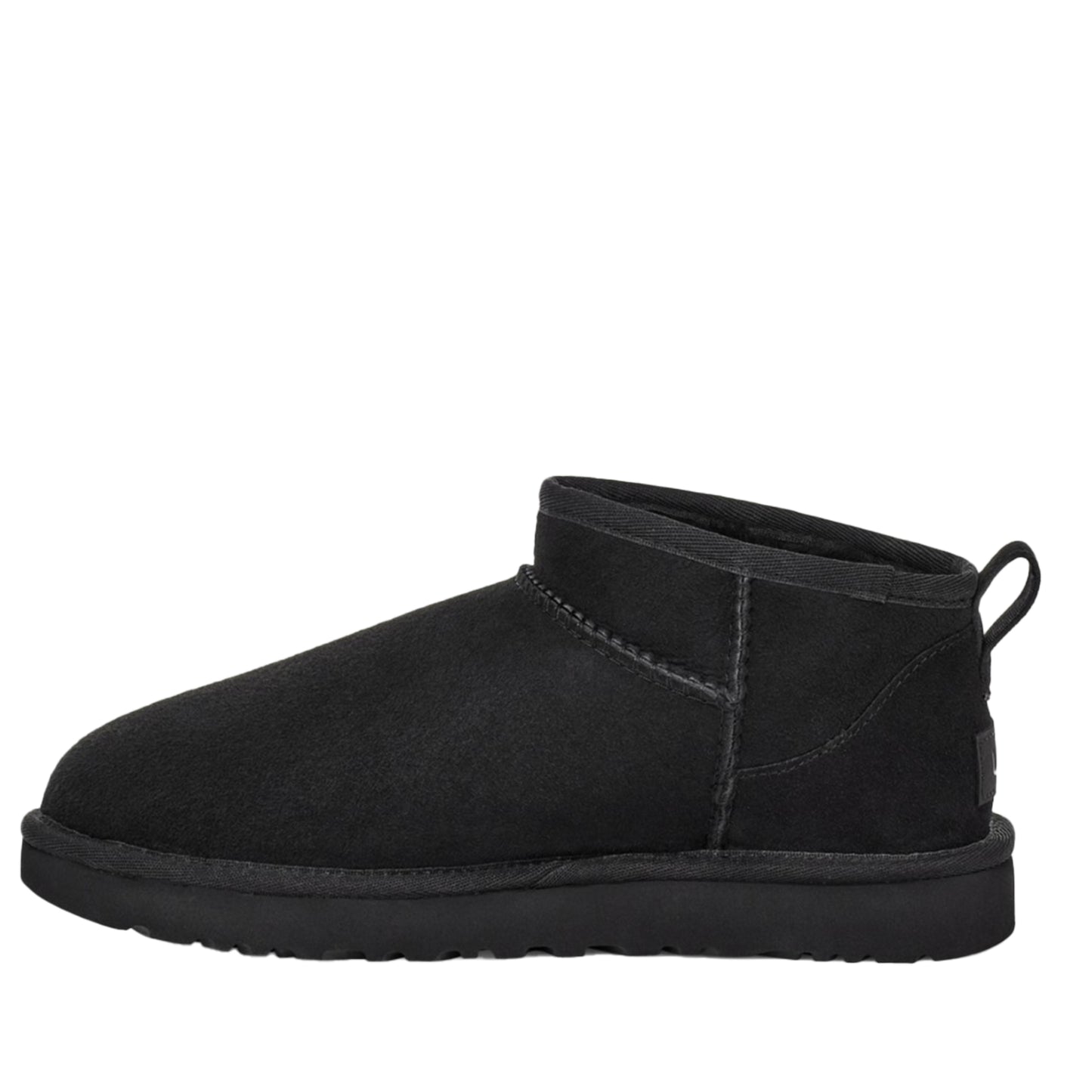 Women's Ugg Classic Ultra Mini - Black Alt Side