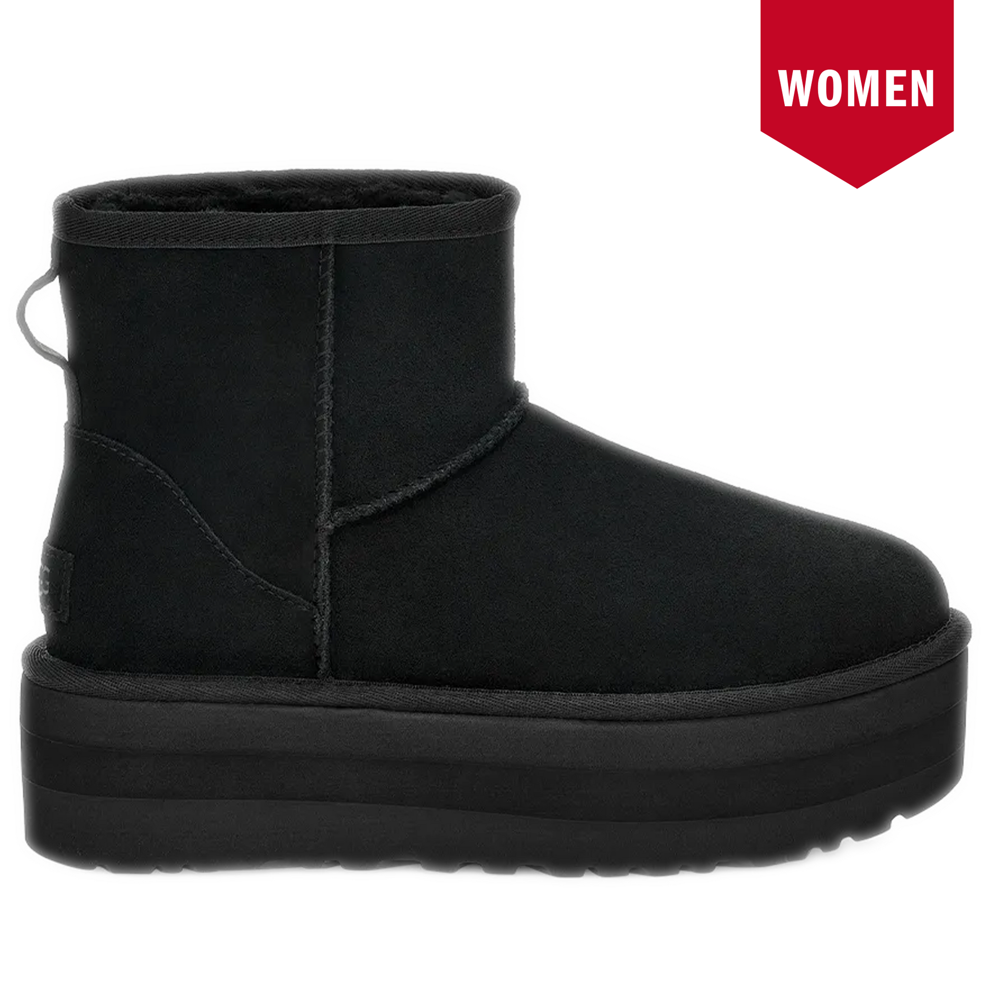 Women's Ugg Classic Mini Platform - Black Side